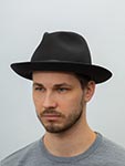 Шляпа STETSON арт. 2198209 FEDORA FURFELT (серый)